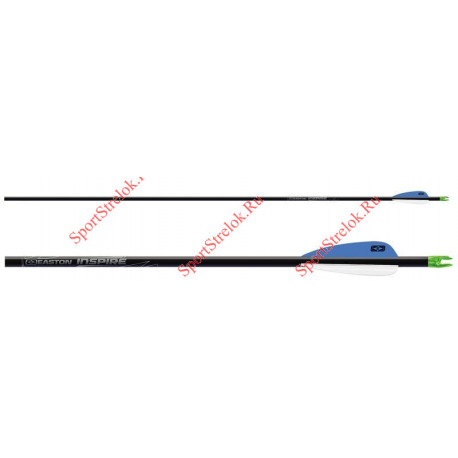 Стрелы Easton CARBON INSPIRE 750 WITH 2.3" VANES,GLUED POINT 29.50"LONG 12/BULK